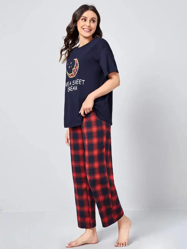 Have A Sweet Dreams Printed Night Suit VELMO