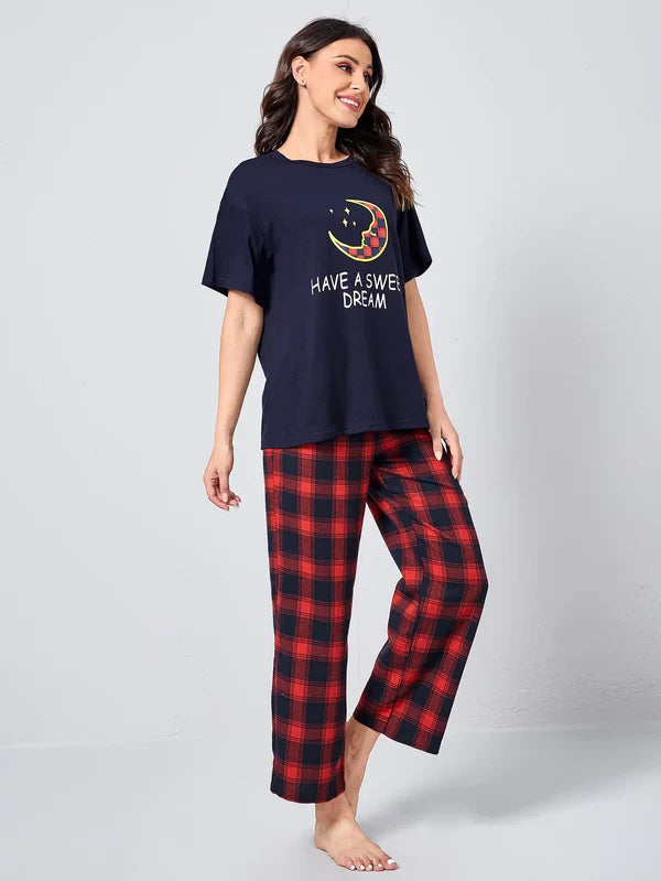 Have A Sweet Dreams Printed Night Suit VELMO