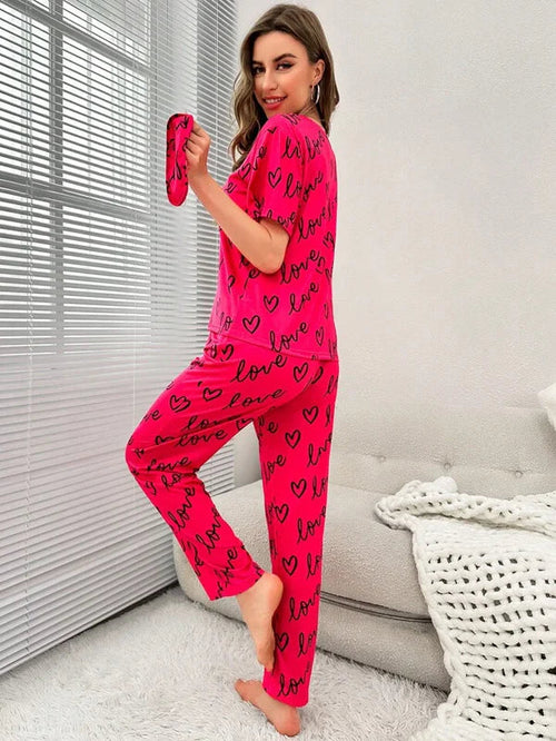 Atishi Love Heart Printed Night Suit VELMO