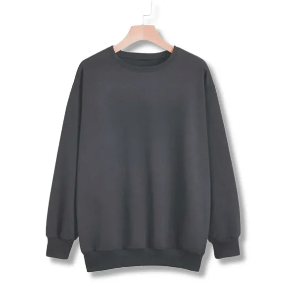 Charcoal Basic Sweet Shirt VELMO