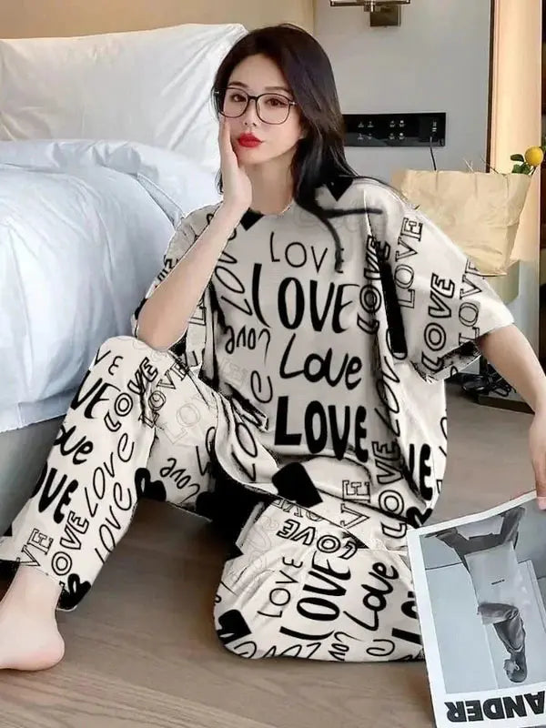 Skin Love Printed Night Suit VELMO