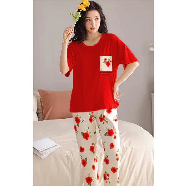 Red Pocket Follower Night Suit VELMO