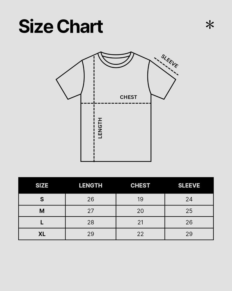 Size chart for Navy Blue And White Block Sweatshirt