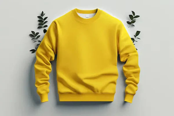 Yellow Basic Sweet Shirt VELMO