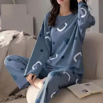 Pattern Printed Night Suit VELMO